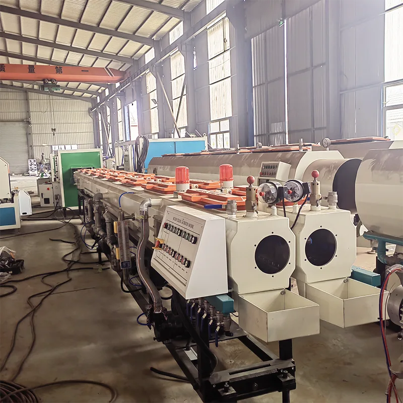 Gebruikte HDPE 63 Productiemachine met dubbele uitlaatpijp